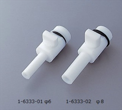 Vòi khóa PTFE (loại nhỏ, φ6) AS ONE 1-6333-01